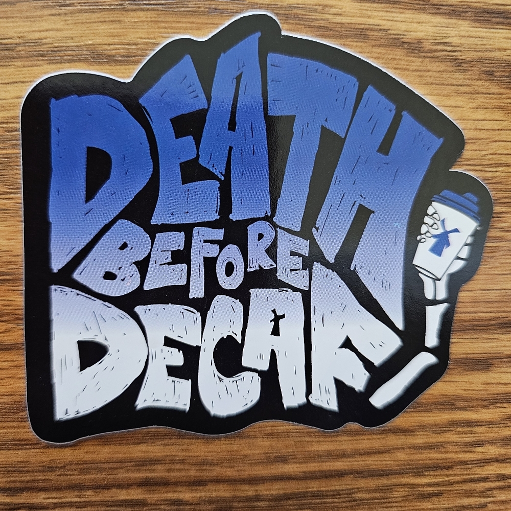Dutch Bros Blue and Black Graphic Sticker